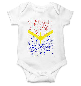 Captain Marvel Rompers for Baby Girl- FunkyTradition FunkyTradition