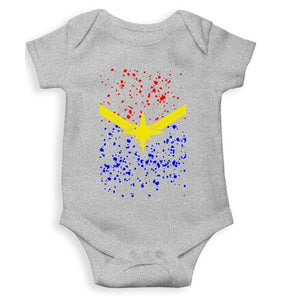 Captain Marvel Rompers for Baby Girl- FunkyTradition FunkyTradition