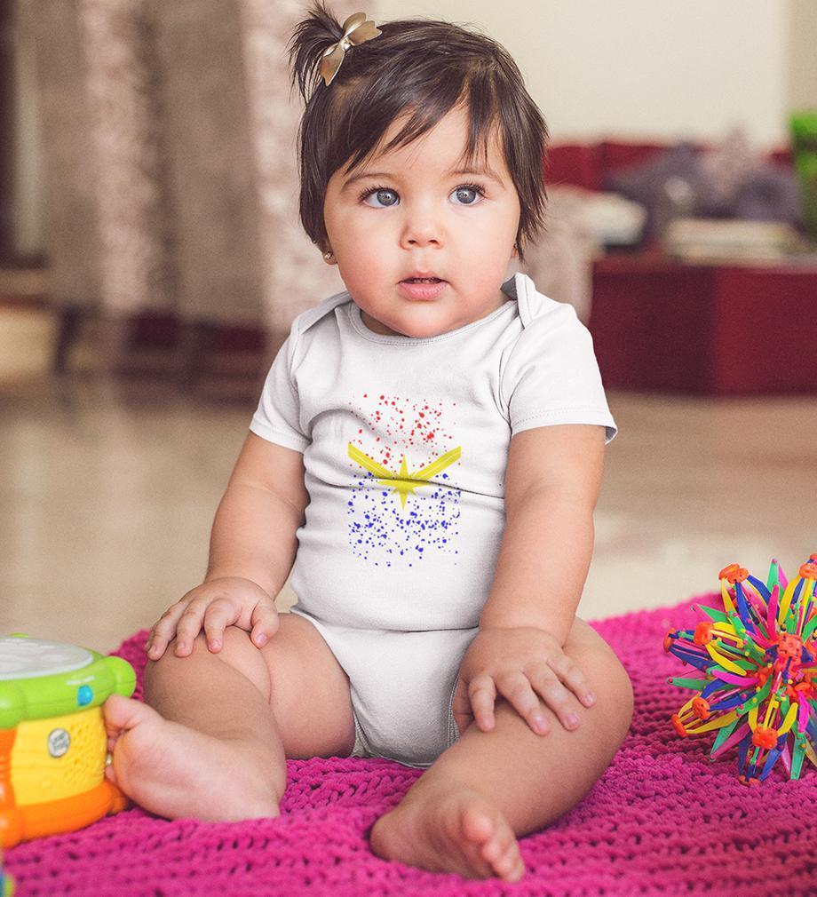 Captain Marvel Rompers for Baby Girl- FunkyTradition FunkyTradition