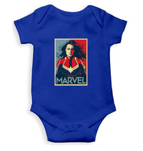 Load image into Gallery viewer, Captain Marvel Rompers for Baby Girl- FunkyTradition FunkyTradition
