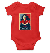 Load image into Gallery viewer, Captain Marvel Rompers for Baby Girl- FunkyTradition FunkyTradition
