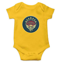 Load image into Gallery viewer, Captain Marvel Rompers for Baby Girl- FunkyTradition FunkyTradition
