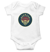Load image into Gallery viewer, Captain Marvel Rompers for Baby Girl- FunkyTradition FunkyTradition
