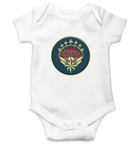Captain Marvel Rompers for Baby Girl- FunkyTradition FunkyTradition