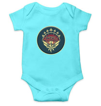 Load image into Gallery viewer, Captain Marvel Rompers for Baby Girl- FunkyTradition FunkyTradition
