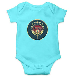Captain Marvel Rompers for Baby Girl- FunkyTradition FunkyTradition