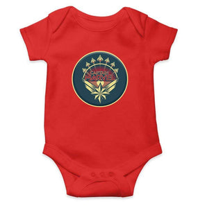 Captain Marvel Rompers for Baby Girl- FunkyTradition FunkyTradition