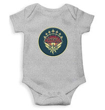 Load image into Gallery viewer, Captain Marvel Rompers for Baby Girl- FunkyTradition FunkyTradition
