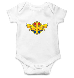 Captain Marvel Rompers for Baby Girl- FunkyTradition FunkyTradition