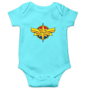 Captain Marvel Rompers for Baby Girl- FunkyTradition FunkyTradition