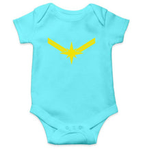 Load image into Gallery viewer, Captain Marvel Rompers for Baby Girl- FunkyTradition FunkyTradition
