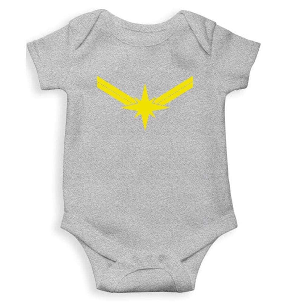 Captain Marvel Rompers for Baby Girl- FunkyTradition FunkyTradition