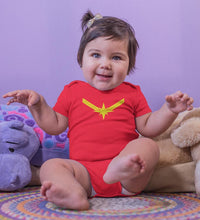 Load image into Gallery viewer, Captain Marvel Rompers for Baby Girl- FunkyTradition FunkyTradition
