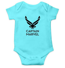Load image into Gallery viewer, Captain Marvel Rompers for Baby Girl- FunkyTradition FunkyTradition
