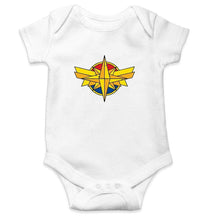 Load image into Gallery viewer, Captain Marvel Superhero Rompers for Baby Boy - FunkyTradition FunkyTradition
