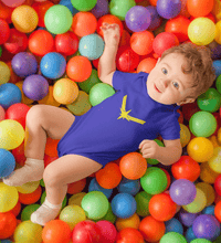 Load image into Gallery viewer, Captain Marvel Superhero Rompers for Baby Boy - FunkyTradition FunkyTradition
