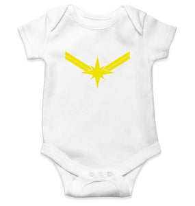 Captain Marvel Superhero Rompers for Baby Boy - FunkyTradition FunkyTradition