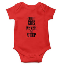 Load image into Gallery viewer, Cool Kids Never Sleep Rompers for Baby Boy- FunkyTradition FunkyTradition
