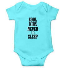 Load image into Gallery viewer, Cool Kids Never Sleep Rompers for Baby Boy- FunkyTradition FunkyTradition
