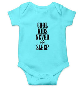 Cool Kids Never Sleep Rompers for Baby Boy- FunkyTradition FunkyTradition