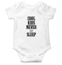 Load image into Gallery viewer, Cool Kids Never Sleep Rompers for Baby Boy- FunkyTradition FunkyTradition
