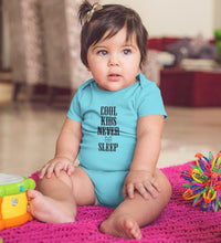 Load image into Gallery viewer, Cool Kids Never Sleep Rompers for Baby Girl- FunkyTradition FunkyTradition
