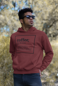 label pantry coffee definition Men Hoodies-KidsFashionVilla
