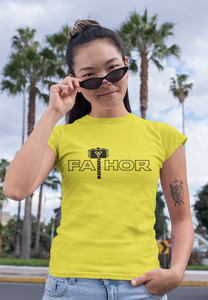 Fathor Women Half Sleeves T-shirt- KidsFashionVilla