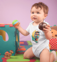 Load image into Gallery viewer, Cristiano Ronaldo CR7 Rompers for Baby Boy- FunkyTradition FunkyTradition

