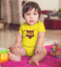 Load image into Gallery viewer, Cute Baby Owl Abstract Rompers for Baby Girl- FunkyTradition FunkyTradition
