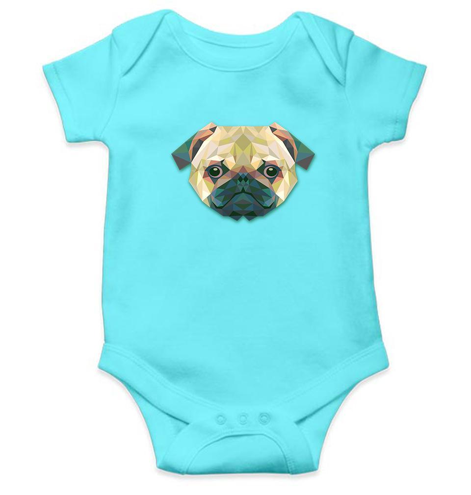 Dog Abstract Abstract Rompers for Baby Girl- FunkyTradition FunkyTradition