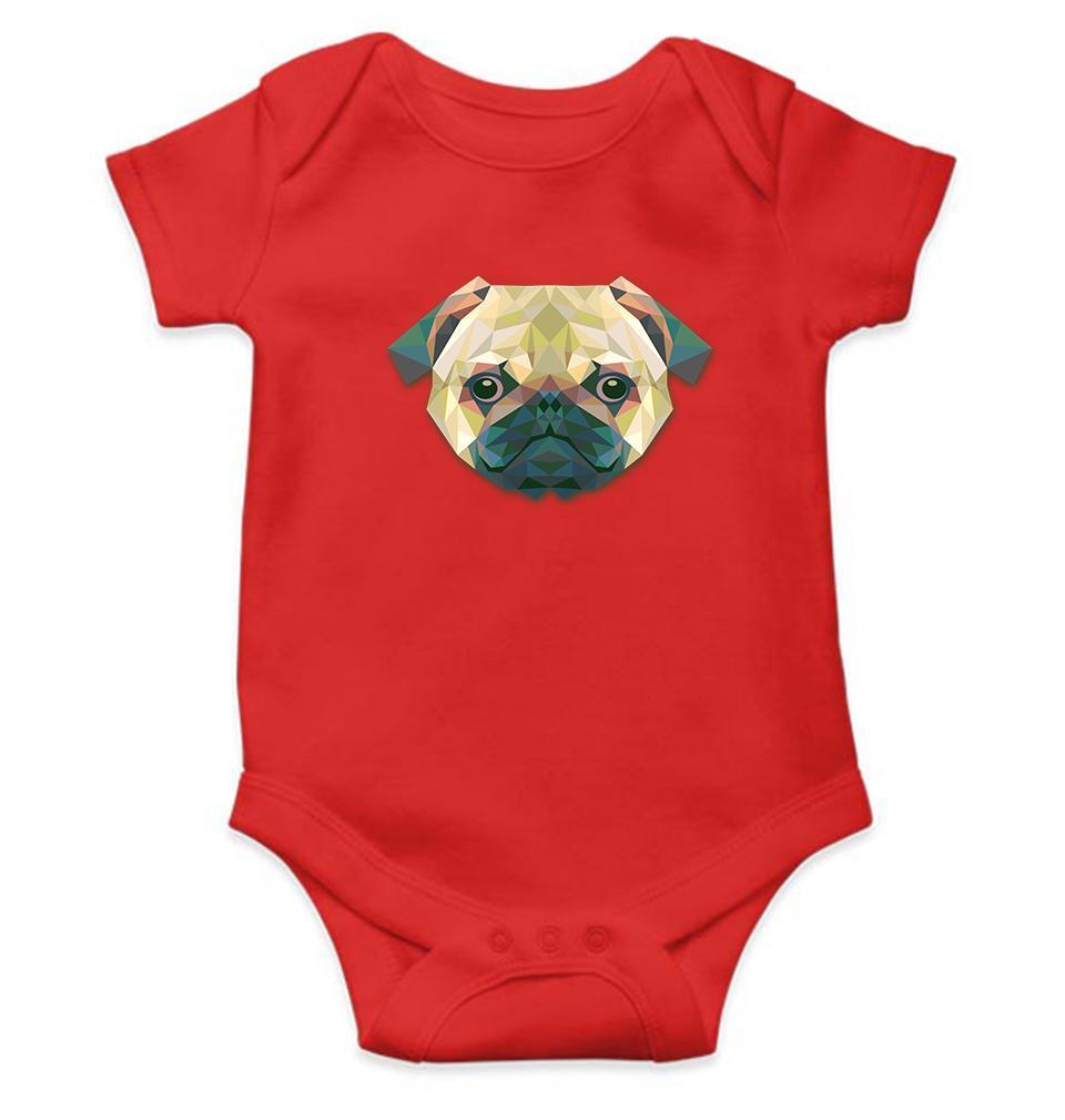 Dog Abstract Abstract Rompers for Baby Girl- FunkyTradition FunkyTradition