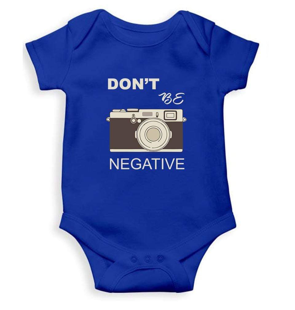 Dont be negative Rompers for Baby Boy- FunkyTradition FunkyTradition