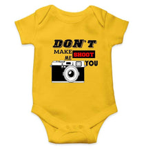 Load image into Gallery viewer, Dont make me shoot u Rompers for Baby Boy- FunkyTradition FunkyTradition
