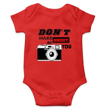 Load image into Gallery viewer, Dont make me shoot u Rompers for Baby Girl- FunkyTradition FunkyTradition

