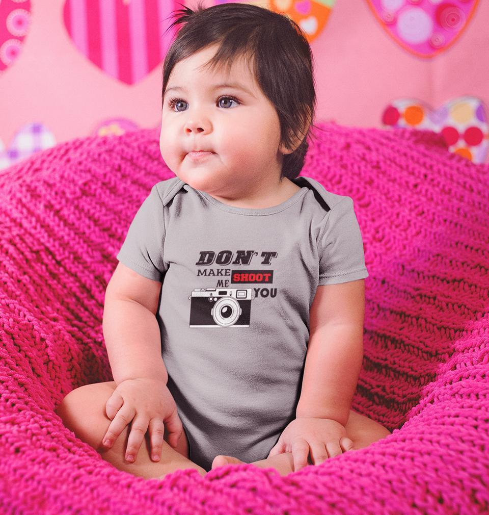 Dont make me shoot u Rompers for Baby Girl- FunkyTradition FunkyTradition