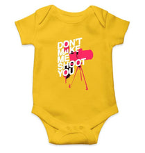 Load image into Gallery viewer, Dont Make Me Shoot U Rompers for Baby Girl- FunkyTradition FunkyTradition
