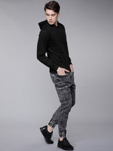 Load image into Gallery viewer, Plain black Hoodie Sweatshirt -KidsFashionVilla
