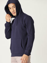 Load image into Gallery viewer, Plain Navy Blue Hoodie Sweatshirt -KidsFashionVilla
