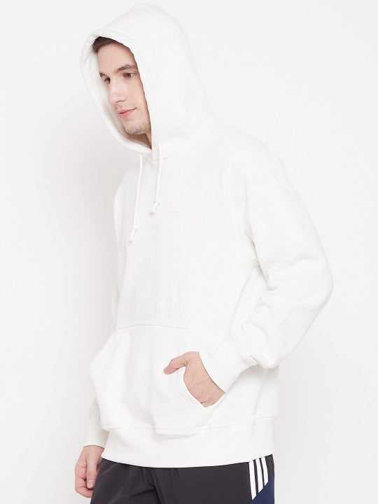 Plain White Hoodie Sweatshirt -KidsFashionVilla