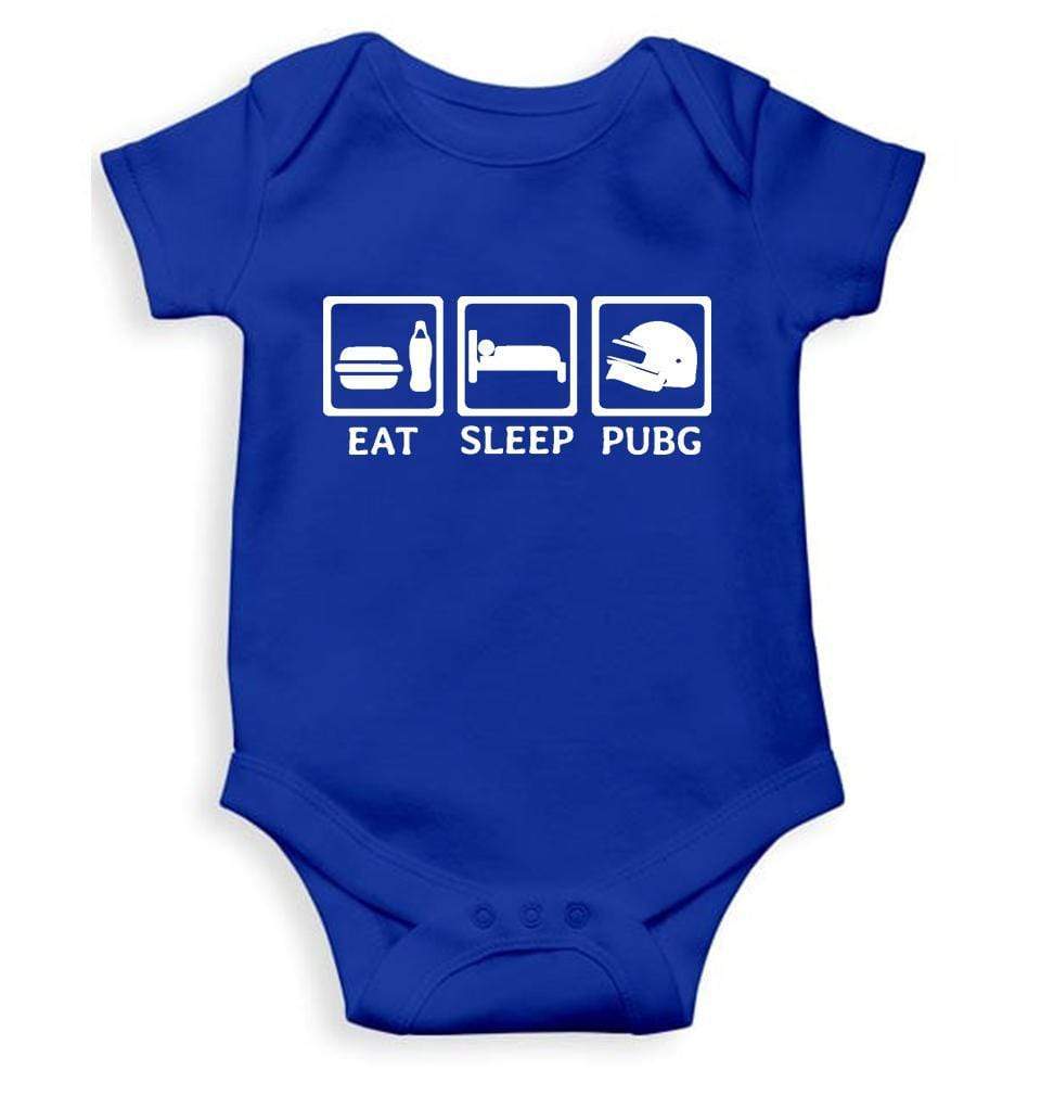 Eat Sleep PUBG Rompers for Baby Boy- FunkyTradition FunkyTradition