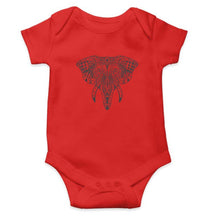 Load image into Gallery viewer, Elephant Abstract Rompers for Baby Girl- FunkyTradition FunkyTradition
