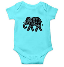 Load image into Gallery viewer, Elephant Abstract Rompers for Baby Girl- FunkyTradition FunkyTradition
