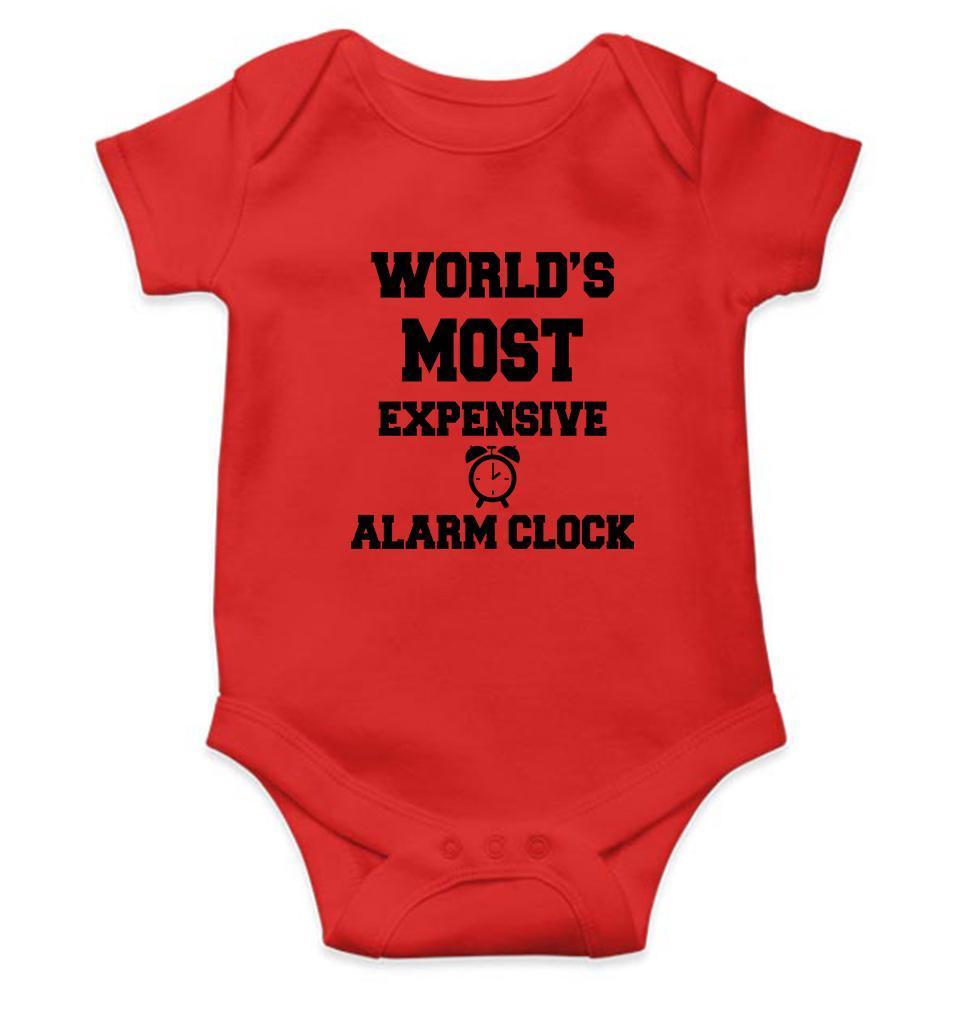 Expensive Alarm Clock Rompers for Baby Girl- FunkyTradition FunkyTradition