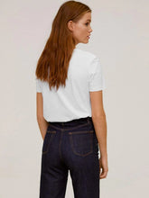 Load image into Gallery viewer, Plain White Women Half Sleeves T-shirt- KidsFashionVilla
