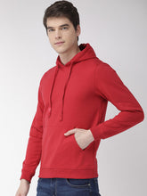 Load image into Gallery viewer, Plain red Hoodie Sweatshirt -KidsFashionVilla
