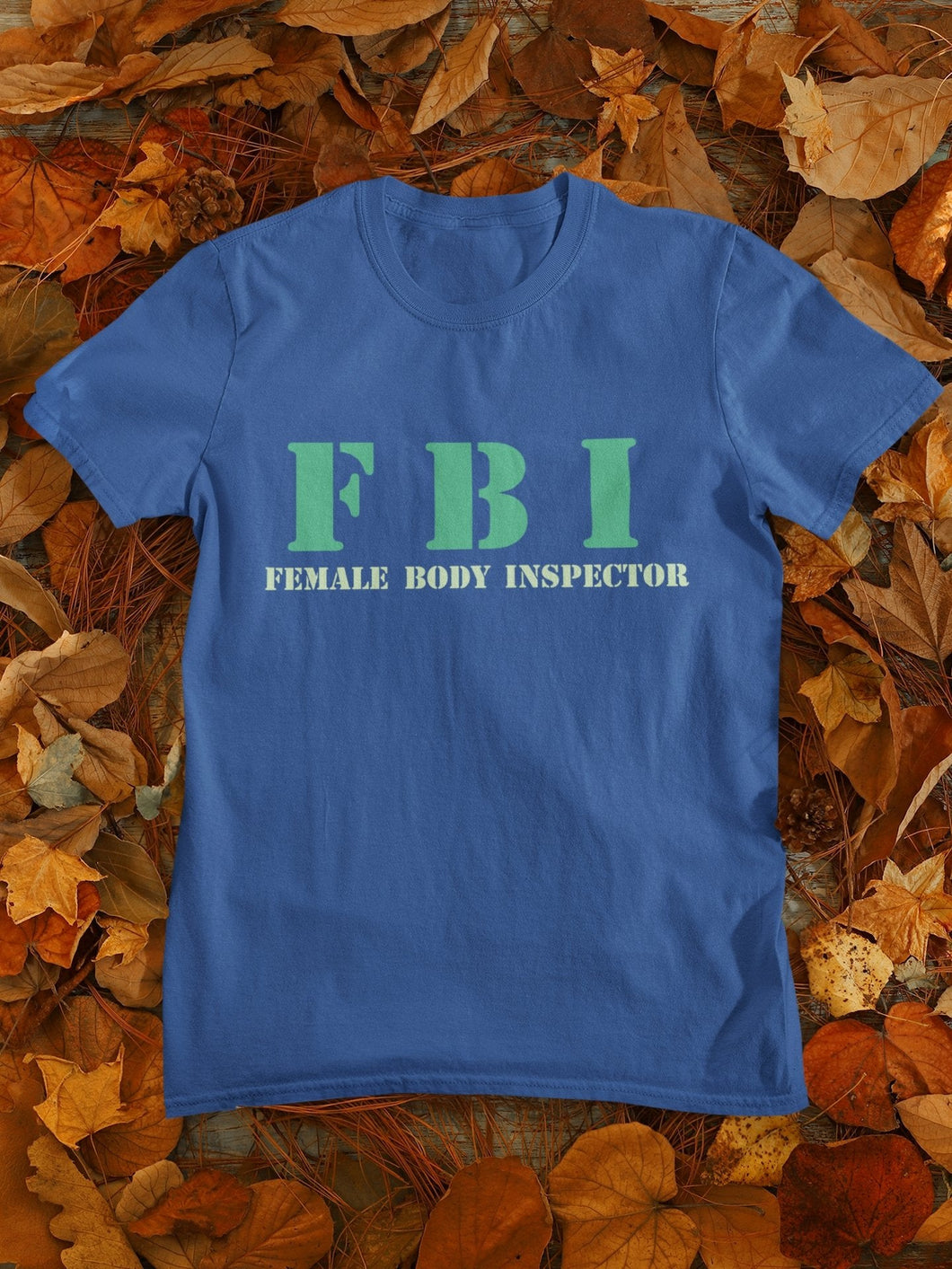 Fbi Typography Mens Half Sleeves T-shirt- FunkyTeesClub - Funky Tees Club