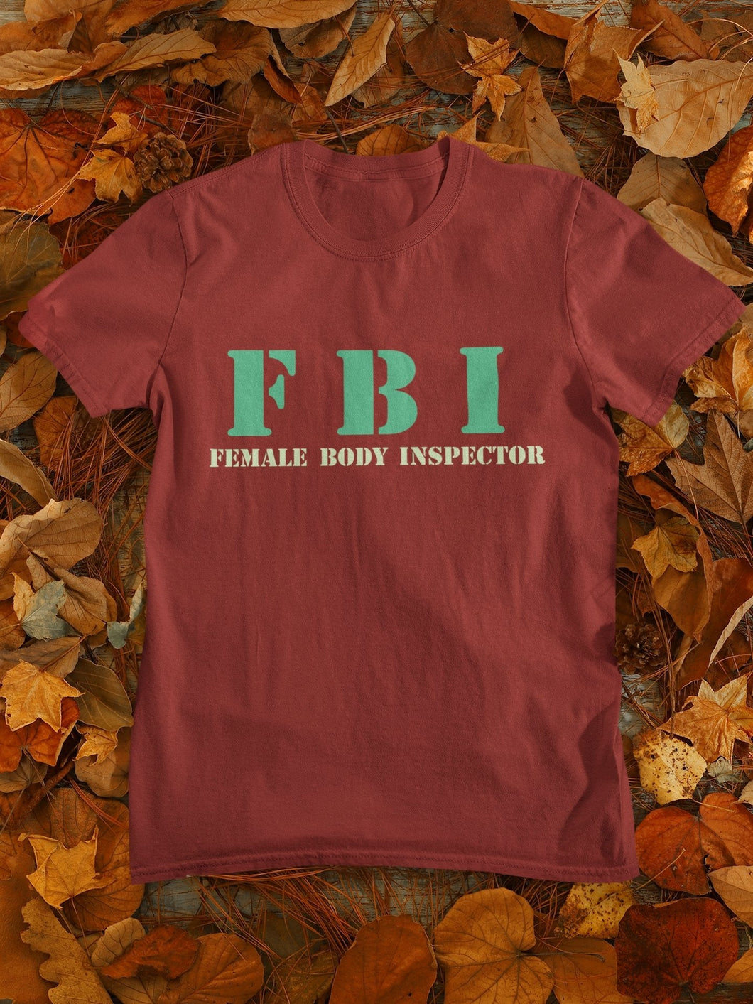 Fbi Typography Mens Half Sleeves T-shirt- FunkyTeesClub - Funky Tees Club