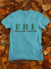Load image into Gallery viewer, Fbi Typography Mens Half Sleeves T-shirt- FunkyTeesClub - Funky Tees Club
