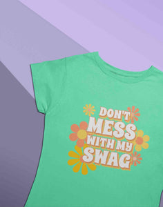 Quotes With Retro Typography Women Half Sleeves T-shirt- KidsFashionVilla